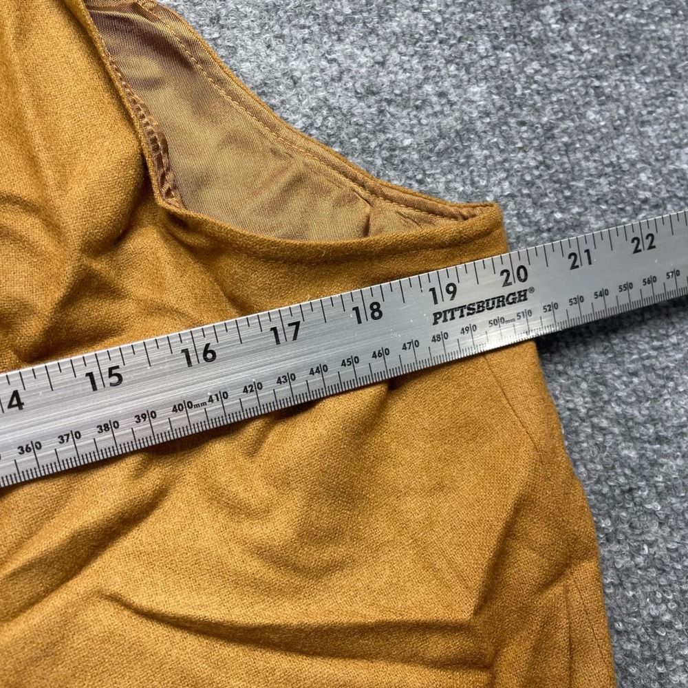 Pendleton Vintage Wool Vest Mens 44 Tan Mustard Button Front USA A200-331 - Picture 4 of 7